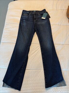 Jag Jeans Indigo Blue Flare Wide-Leg Jeans